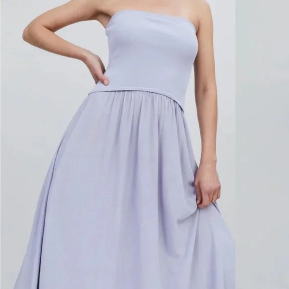 NWT Solid & Striped Lilac Sasha strapless dress! Size Large - Picture 14 of 15